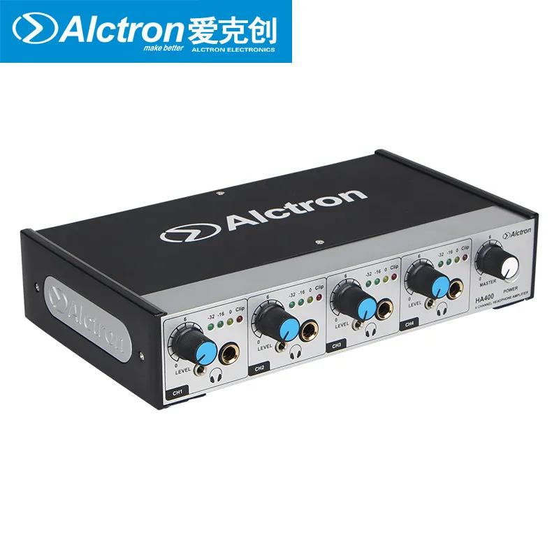 Alctron HA400 Профессиональный 4 канальный усилитель для наушников сцены церкви