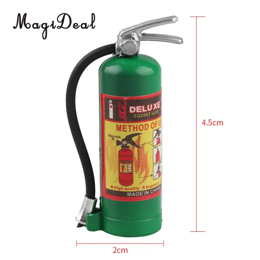 1:10 Simulated Fire Extinguisher with Sticker for RC Car Truck Parts