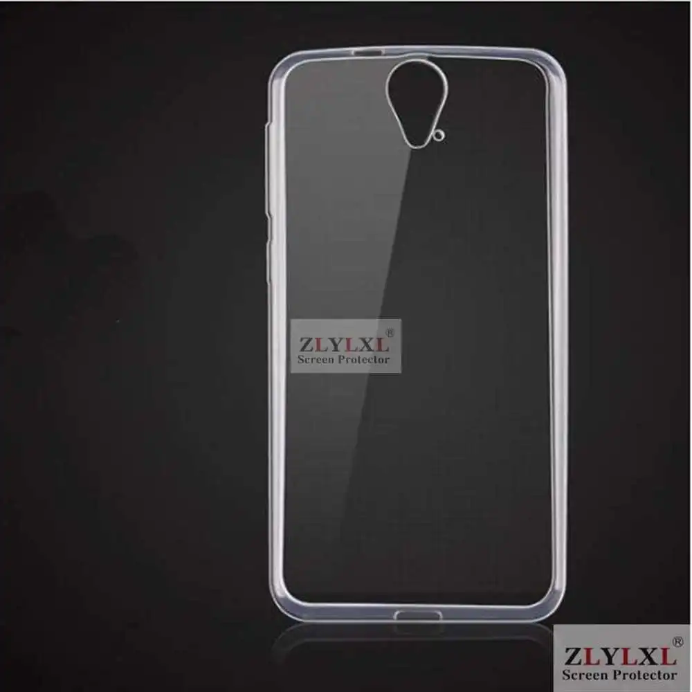 

Glass + case Transparent Dirt-resistant soft back case for HTC one E9 plus tempered glass screen protector
