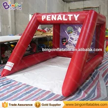 Из красного ПВХ надувной футбольный мяч ворота цели/надувные футбольные ворота для детей Открытый Футбол Практика гигантские надувные игры