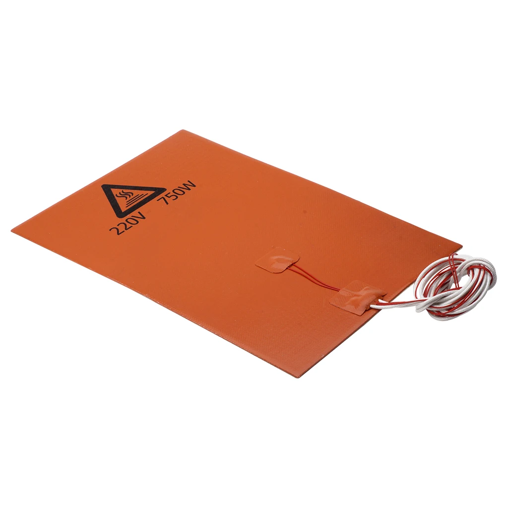 MagiDeal 200x300mm 220V 750W Silicone Rubber Heating Heater for 3D Printer Heated Bed