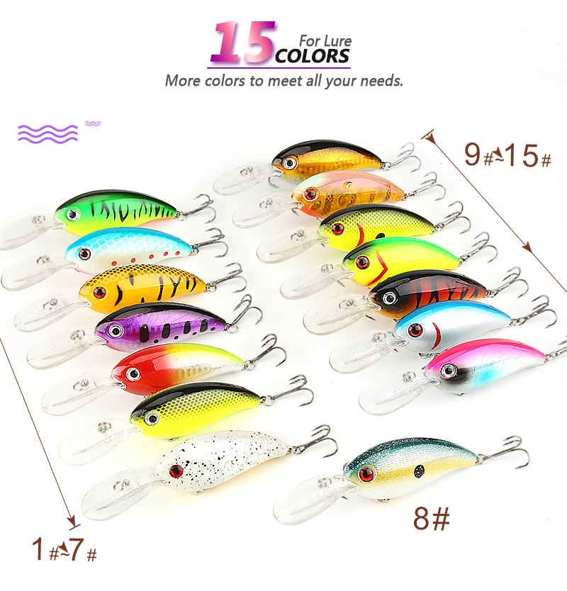 DONQL Minnow Crankbait Fishing Lure 14g 10cm Wobblers Artificial Bait Bass Fishing Lures Hard bait Pesca Fishing Tackle (4)