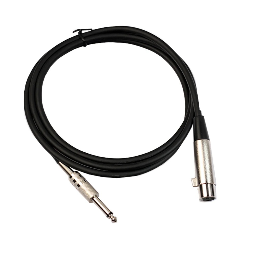 

XLR Female Socket to 6.35mm 1/4inch Mono Male Jack Shielded Plug Stereo Audio Cable Cord Wire for Mic Mixer Amplifier Sound Ca