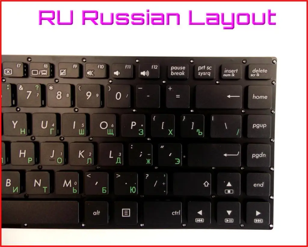New Keyboard RU Russian Version for ASUS VivoBook S400 S400C S400CA S400E AEXJ7U01110 Laptop No Frame