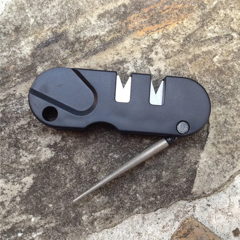 New Multifunction EDC Sharpener Folding Ceramic Carbide Diamond Tapered Knife Sharpener Pocket Outdoor Tool N21 (12)