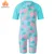 BAOHULU Cyan Flower Baby Girl Swimsuit UV UPF50+ One Piece Kids Girls Swimwear for 3-12 Years Children Swimming Suit Пляжная одежда