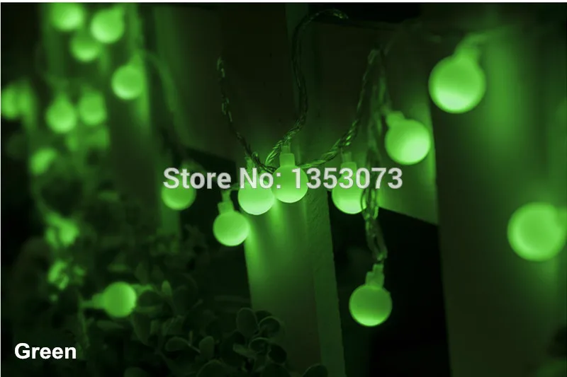 Creative Novelty Lights Ball led String Garland Pandant Light for Garden Decoration Party Decoration - green lighting