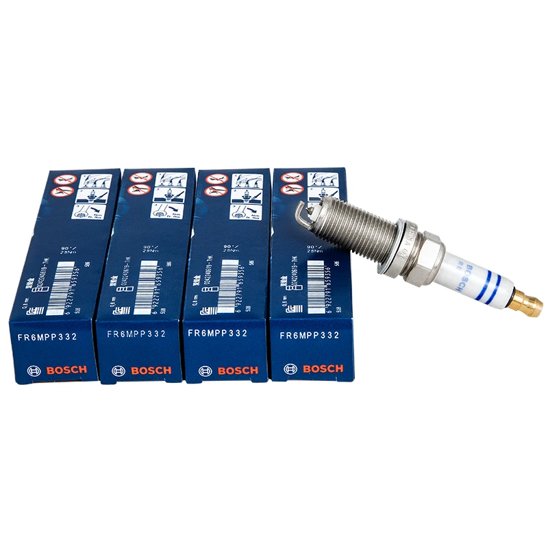 4pieces Set Bosch Car Spark Plug For Benz C200 Clk200 Slk200 E200