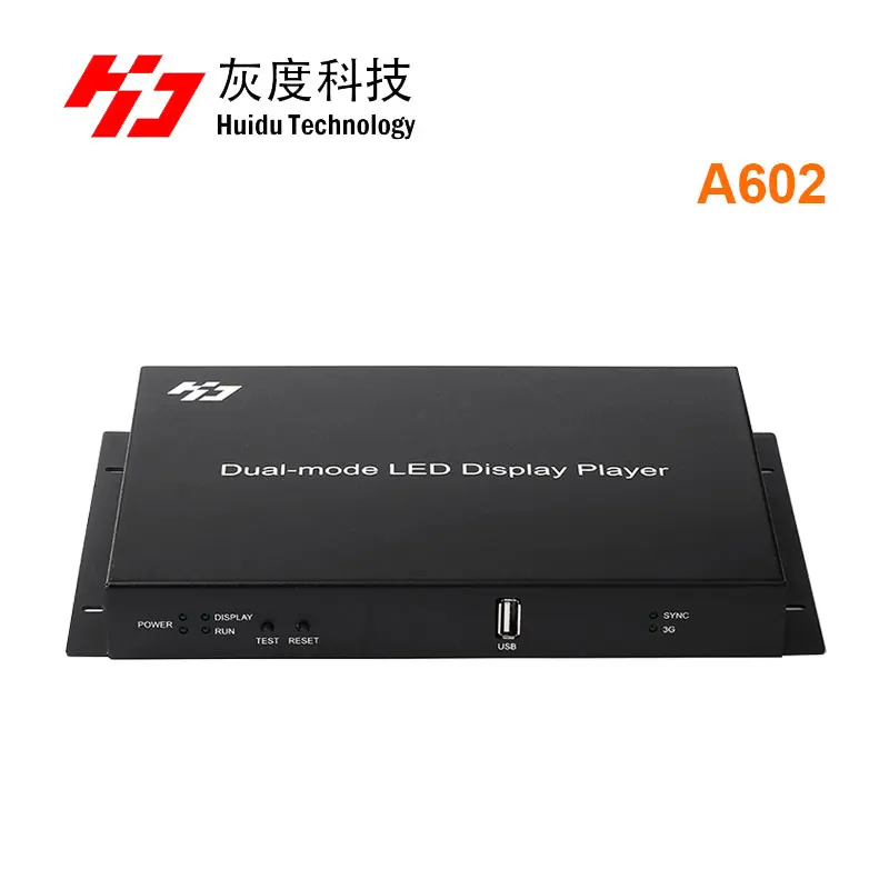Huidu новый дизайн HD-A602 плеер коробка контроллер с совместимому HDMi rj45 светодиодный