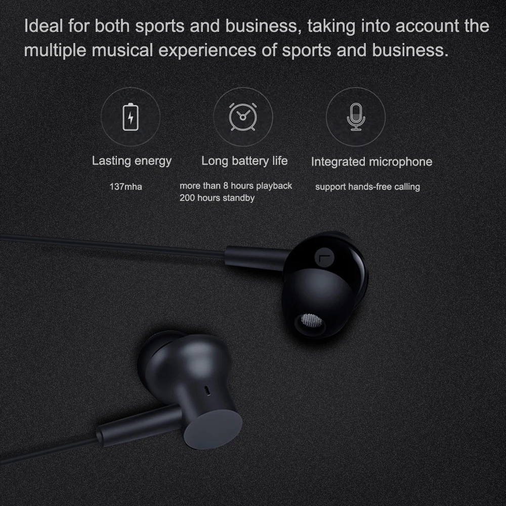 Оригинальная bluetooth гарнитура Xiaomi беспроводная Mi спортивные наушники для бега
