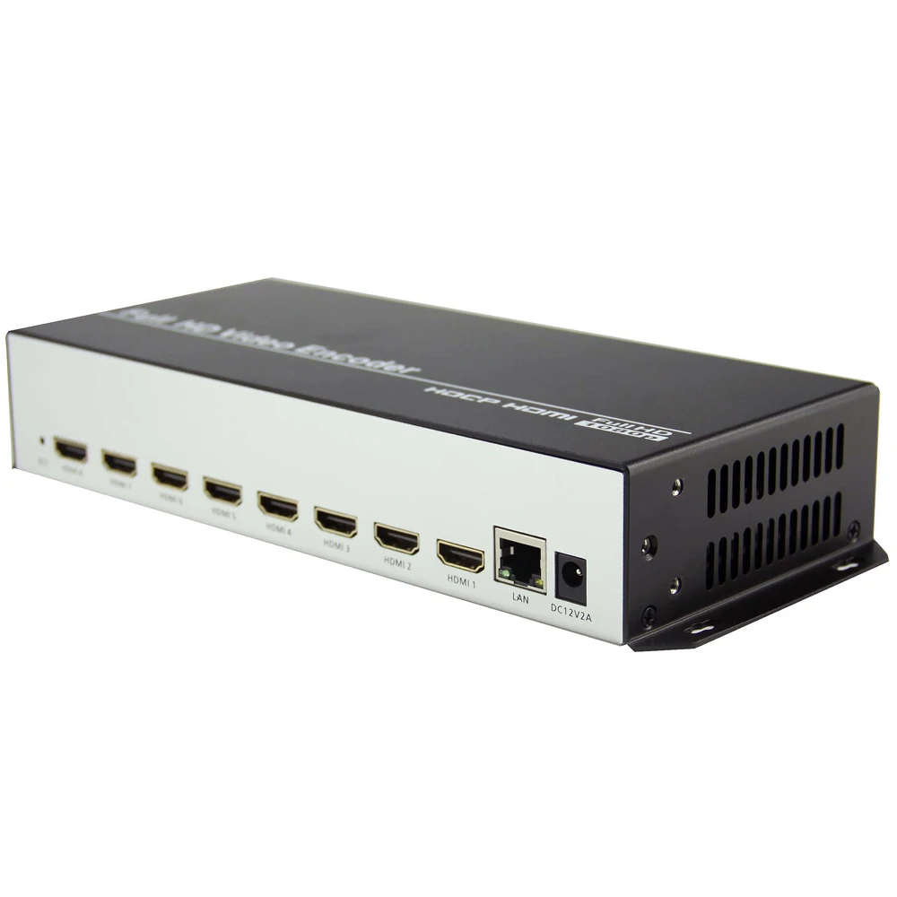 8 Каналы HEVC H.265 H.264 HD HDMI к IP видео кодер IPTV прямые трансляции шифратор с UDP HLS RTMP RTSP