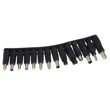 DSHA New Hot 28x DC Power 5.5×2.1mm Jack to 28 Plug Power Adapter for Notebook Black