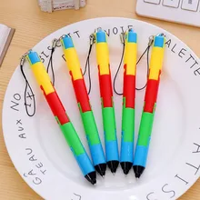 Coloffice 1 шт. Складная шариковая ручка синий 0,5 мм Kawaii Канцтовары офисный школьный школьные принадлежности Ручки Промо-Подарок для ученика