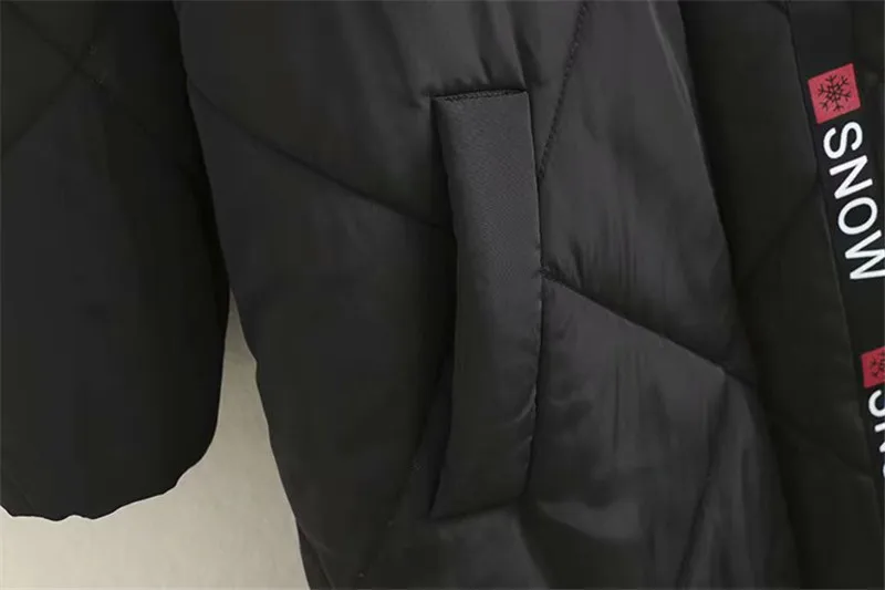 Женская хлопковая куртка большого размера, зимние парки, плотное теплое пальто, женские куртки с капюшоном, плюс размер, пуховая хлопковая куртка s N321