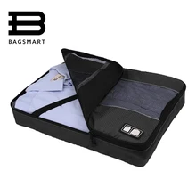 BAGSMART Langlebig herren Nylon Gepäck Reisetaschen Für Hemd Leichte Verpackung Organizer Kleidungsstück Verpackung Würfel Gepäck Koffer