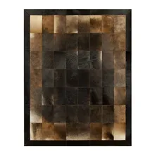 Бронзовые красновато-коричневые, которые напоминают поля листья табака лоскутный коврик из воловьей кожи RF-B05