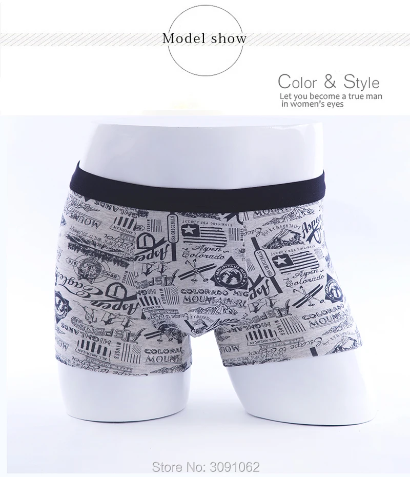 Men Underwear Cotton Boxer Shorts Funny Brand Underwear Bulge Sexy Underpants Cuecas XXXL High Quality Men Underwear Cockcon1