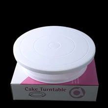 1 шт. подставка для торта вращающаяся Поворотная пластиковая формы и инструменты для выпечки поворотный стол Аксессуары для выпечки DIY украшения торта кухонный гаджет