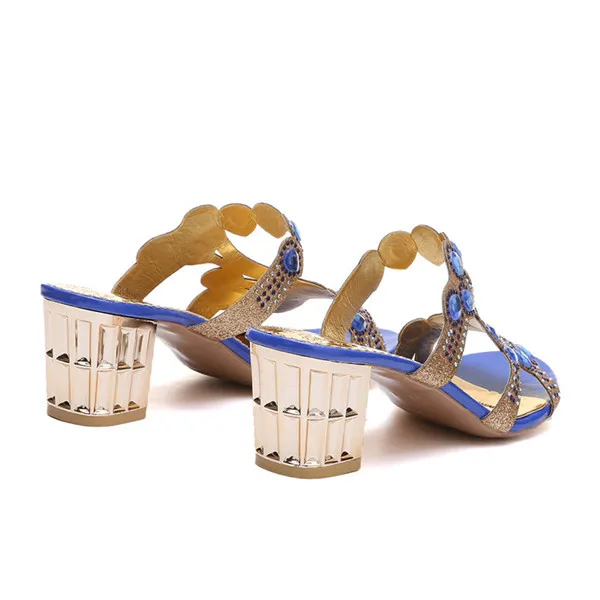Г., летние босоножки женская обувь женские сандалии в богемном стиле с кристаллами обувь с открытым носком sandalia feminina Mujer