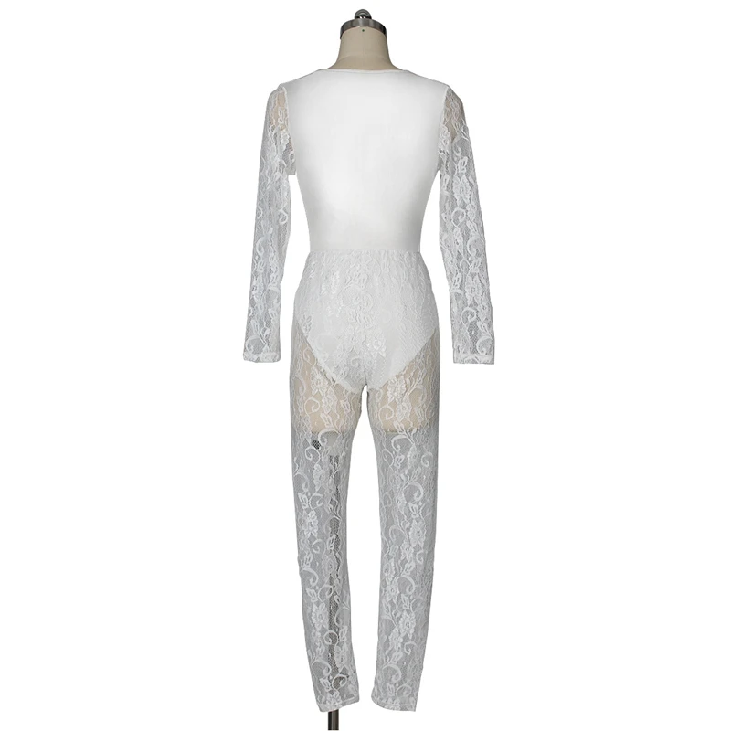 Autumn Sexy Lace Rompers Womens Summer Jumpsuit Ladies (2)