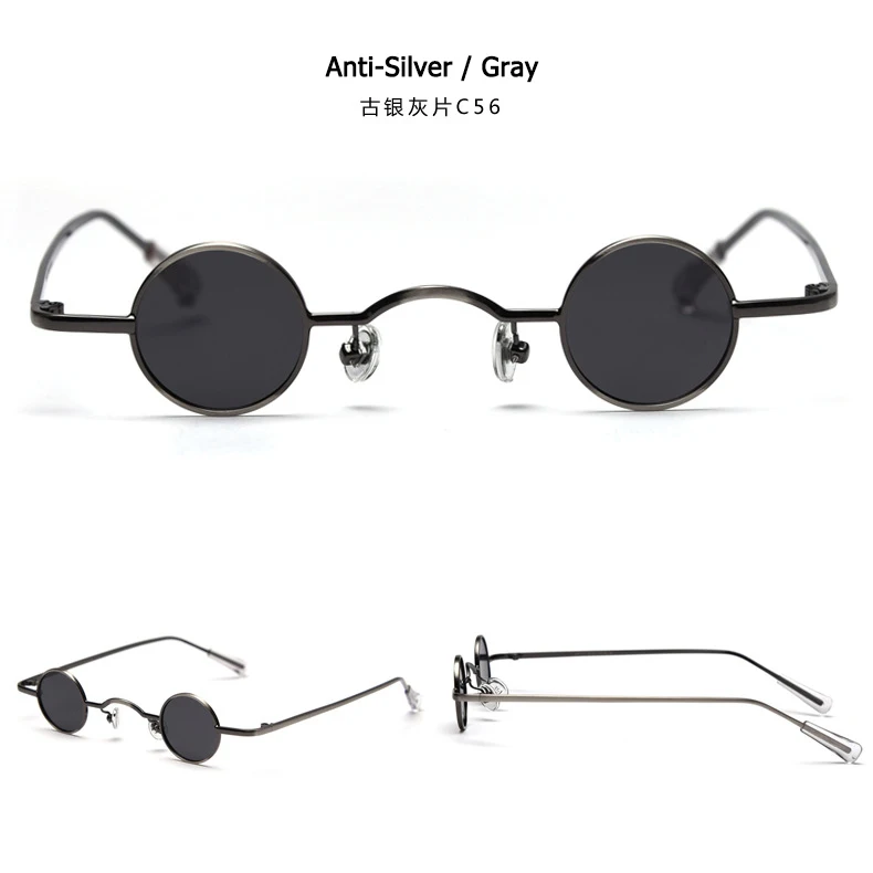 JackJad, классические, Ретро стиль, готический стиль, вампир, поляризационные солнцезащитные очки, 28 мм, маленькие, стимпанк, фирменный дизайн, солнцезащитные очки, Oculos De Sol - Цвет линз: C56