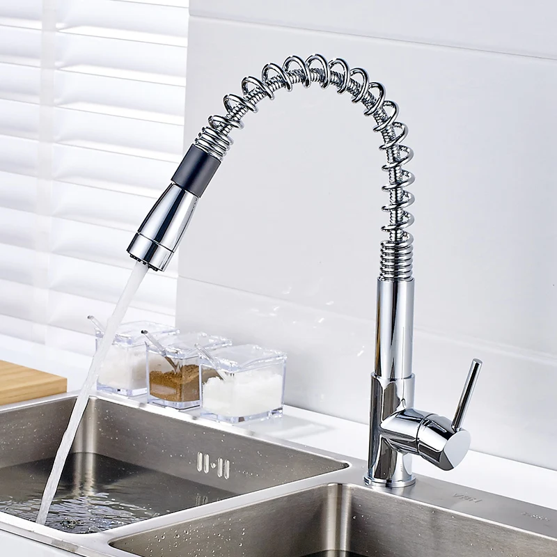 Fapully Pull Out Kitchen Faucet Chrome Sink Mixer Tap Deck Mounted 360 Degree Rotating Pull Out Faucet Mixer Torneira 160-33C Fapully Pull Out Kitchen Faucet Chrome Sink Mixer Tap Deck Mounted 360 Degree Rotating Pull Out Faucet Mixer Torneira 160-33C