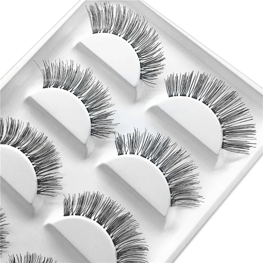 Wispy lashes 3d lashes 5 пар густая пушистая полоса ресницы длинные натуральные вечерние увеличивающие на оба глаза магнитные ресницы YL