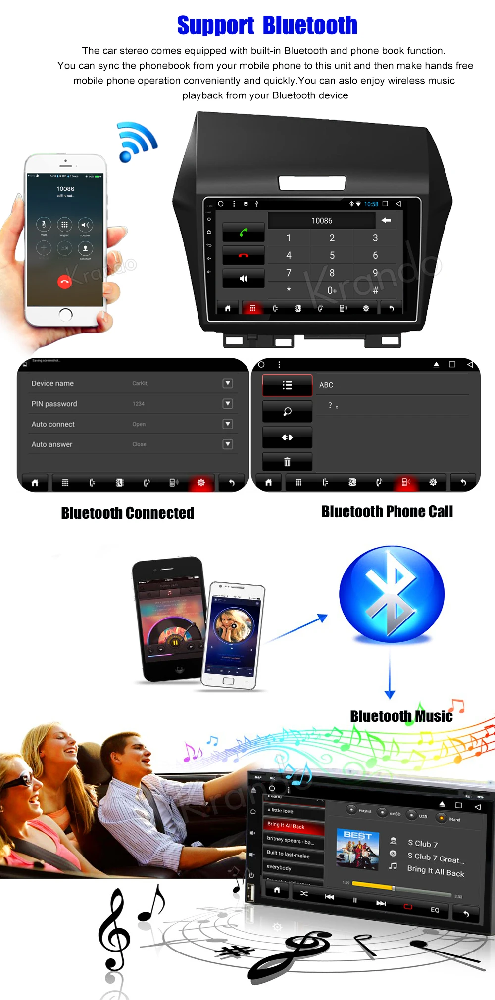 Discount Krando Android 8.1 9"Full touch Big screen car Multimedia player for Honda Jade 2013+ navigation system radio gps wifi BT 4 Discount Krando Android 8.1 9"Full touch Big screen car Multimedia player for Honda Jade 2013+ navigation system radio gps wifi BT 4