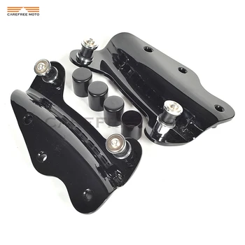 

4 Point Motorcycle Docking Hardware Kit W/ Cover Case for Harley Road King FLHR FLHX Road Glide 2009 2010 2011 2012 2013