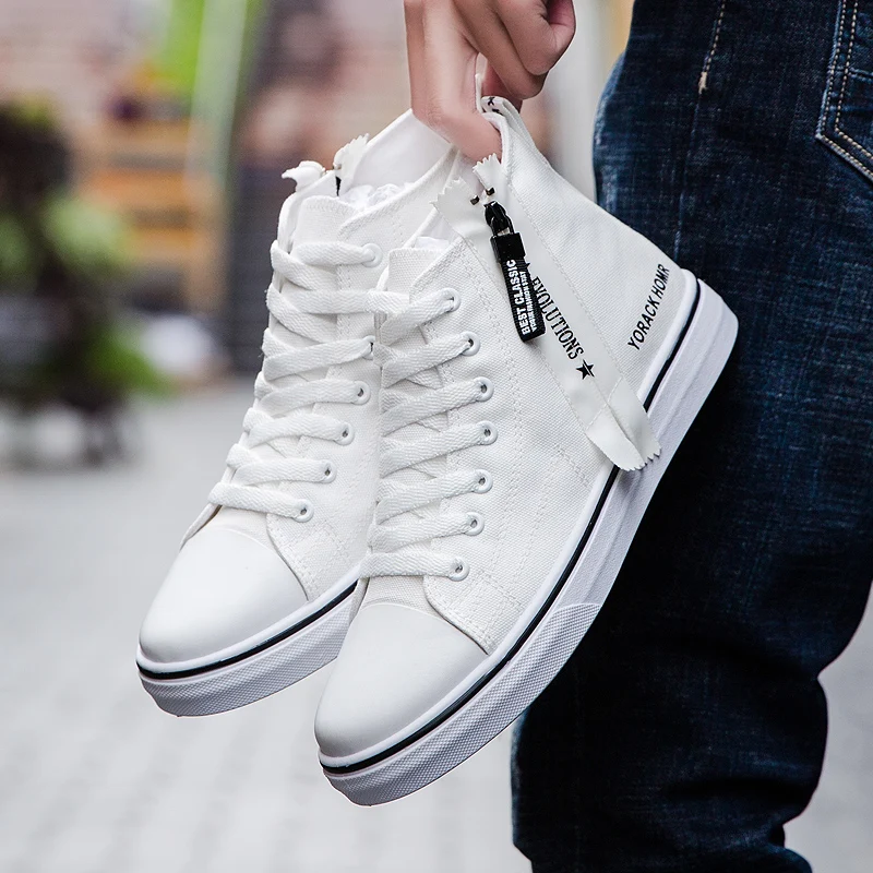 

NORTHMARCH High-Top Canvas Shoe Men Spring Autumn Fashion Men Shoes Casual Breathable Flats Men Shoes Espadrilles Man Footwear