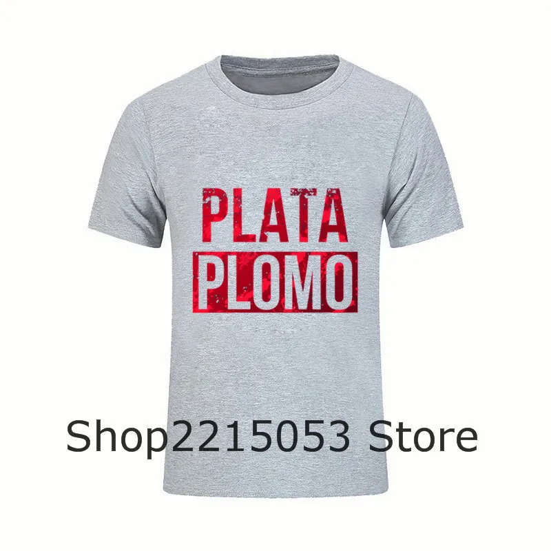 Geek классные Модели футболок для мужчин Plata o футболка Plomo мужские Narcos Pablo Escobar