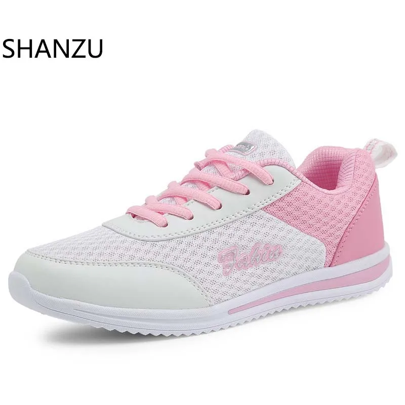 

Krasovki Women Fashion Women Shoes Tenis Feminino Casual Shoes Outdoor Walking Shoes Sneakers Women Flats Pink 697