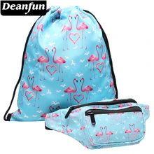 Deanfun 2 шт./компл. 3D с принтом Фламинго поясная сумка сумки многофункциональные поясные сумки для Для женщин DS2