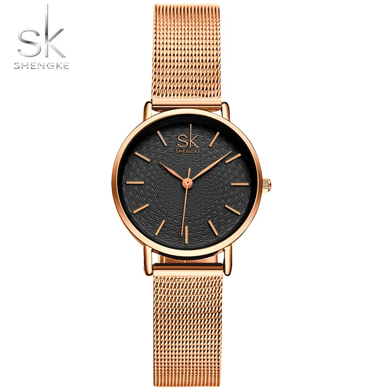 

Shengke Women Watches Luxury business Stainless Steel Watches Fashion Design Bracelet Watch Relogio Feminino Watches for women