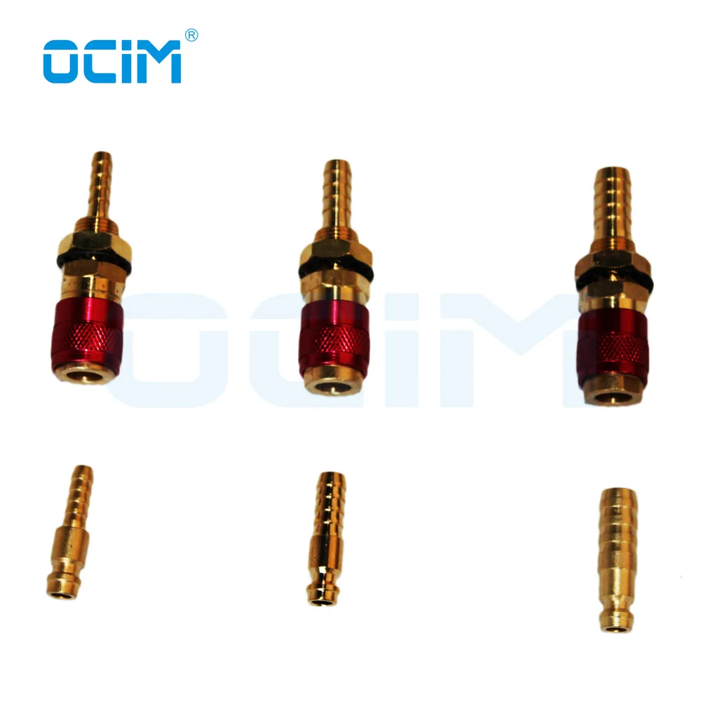 

1 PC Red Water Cooled Gas Adapter Quick Connector Fitting For MIG and TIG Welding Torch