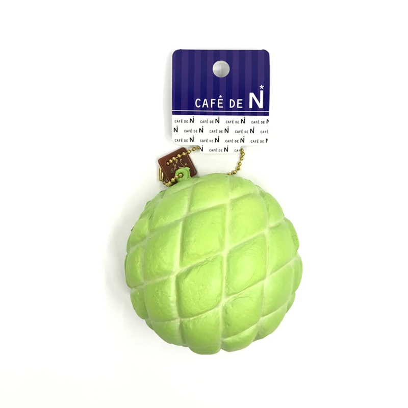 

Original cafe de n Melon bun squishy soft and slow rising squishy toys squishy cake bread key chain kids toys collection