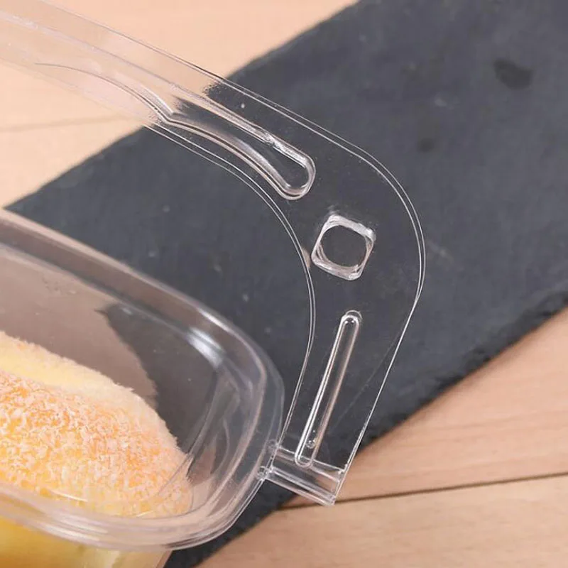 アイスクリーム用の透明なプラスチック容器,クリームボックス