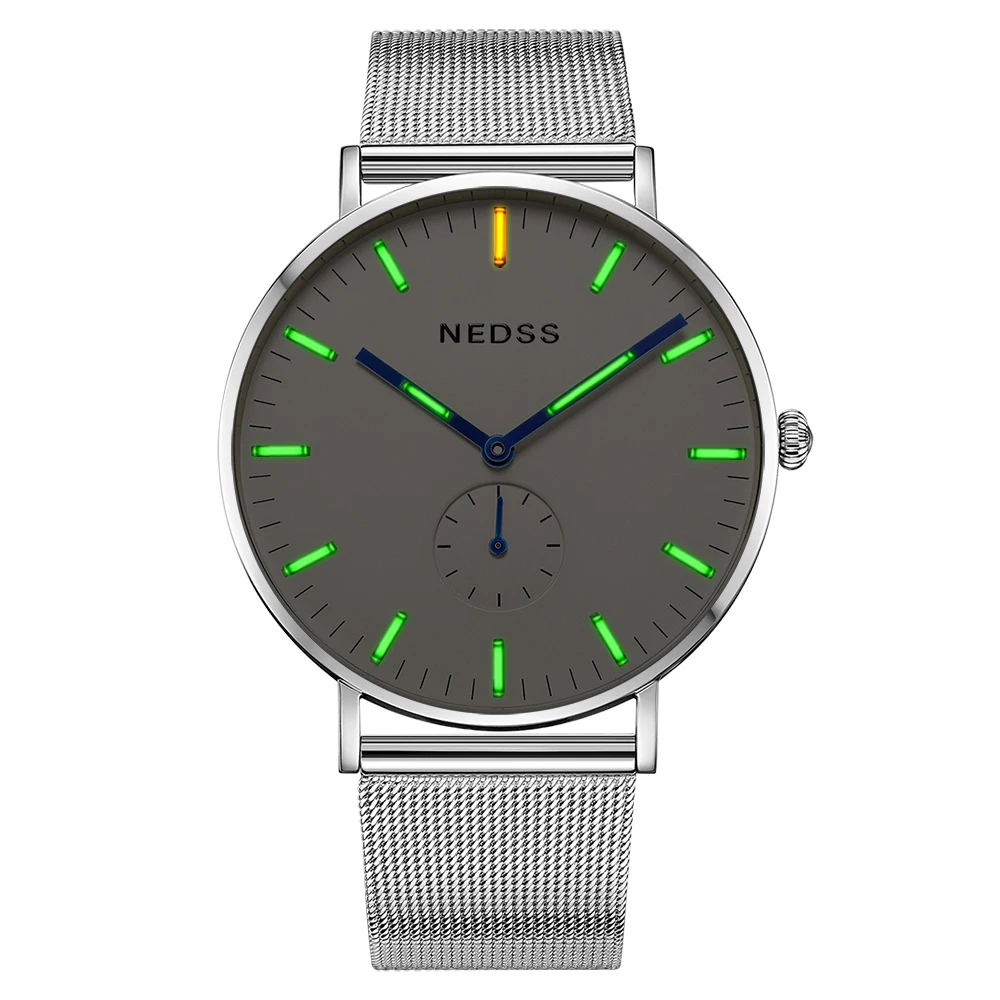 Nedss Merk Dw Stijlen Man Horloge Liefhebbers Horloge Heren Horloges Rvs  Saffier Slim Case Mesh Band Tritium Paar Horloge|watch brand|watch brand  menwatch men - AliExpress