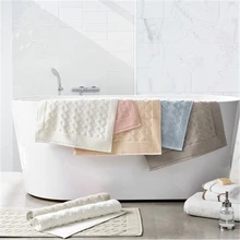 Пятизвездочный гостиничный напольный коврик для ванной комнаты нескользящий коврик для туалета впитывающий напольный коврик из хлопка домашний моющийся