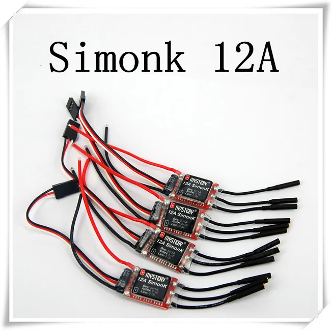 

4PCS/lot Mystery 12A ESC with SimonK Firmware for QAV250 Mini FPV Quad 250 Quadcopter Free Shipping