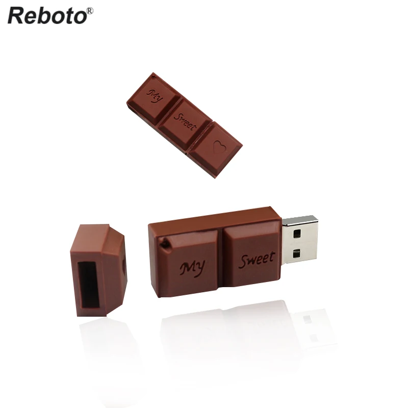 Шоколад usb флеш накопитель 8 ГБ 16 интерфейсом USB 32 64 памяти флешки творческие мини