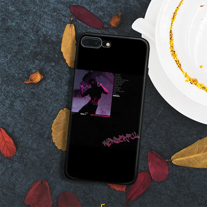 

travis scott la flame BITTSM Rap Soft Silicone Phone Case Cover Shell For Apple IPhone 5 Se 5s 6 6s Plus 7 8 7Plus 8Plus X