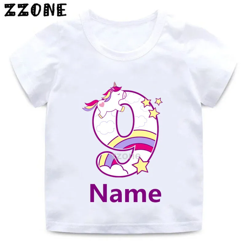 1 Today 1st First Birthday Children/'s Kids T-Shirt T Shirt Top Girls Unicorn NEW