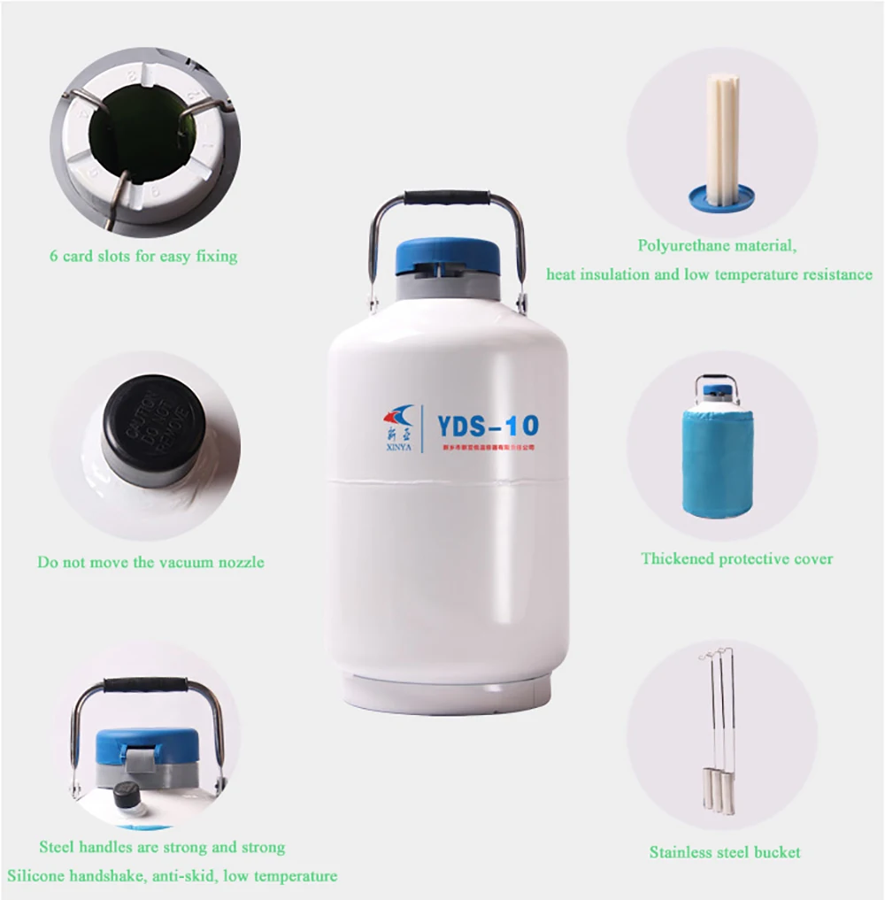 liquid nitrogen container dewar tank 2L 3L 10L 30l44444