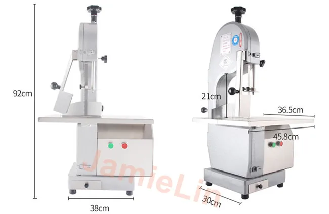 JamieLin Высокая емкость коммерческий мяса пила ленточная машина для резки кости/Электрический кости пильный станок 110 В 220 В