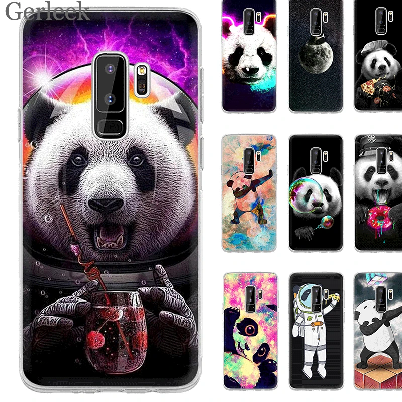 Чехол Panda Dab для Samsung M10 M20 M30 M40 S6 S7 Edge S8 S9 S10 Plus S10e Note 8 9 10 милый чехол | Мобильные