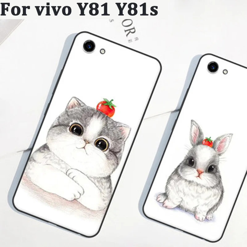 2PCS For vivo Y81 case cover cartoon soft phone cases For vivo Y81 Y81s case cover shell For vivo Y 81 Y81 s fundas coque 2PCS For vivo Y81 case cover cartoon soft phone cases For vivo Y81 Y81s case cover shell For vivo Y 81 Y81 s fundas coque