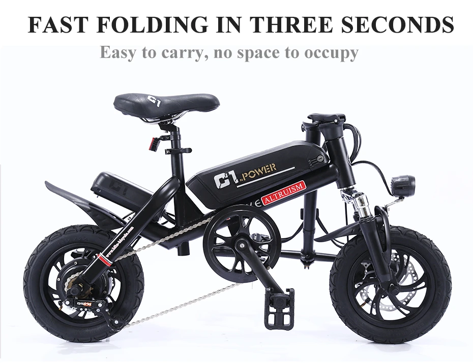 Flash Deal Electric Bike Men 250w Folding Electric Bicycle for Adults 36v E Bike for Adults Women  Bicicleta Electrica Disc Brakes Bicycles 8