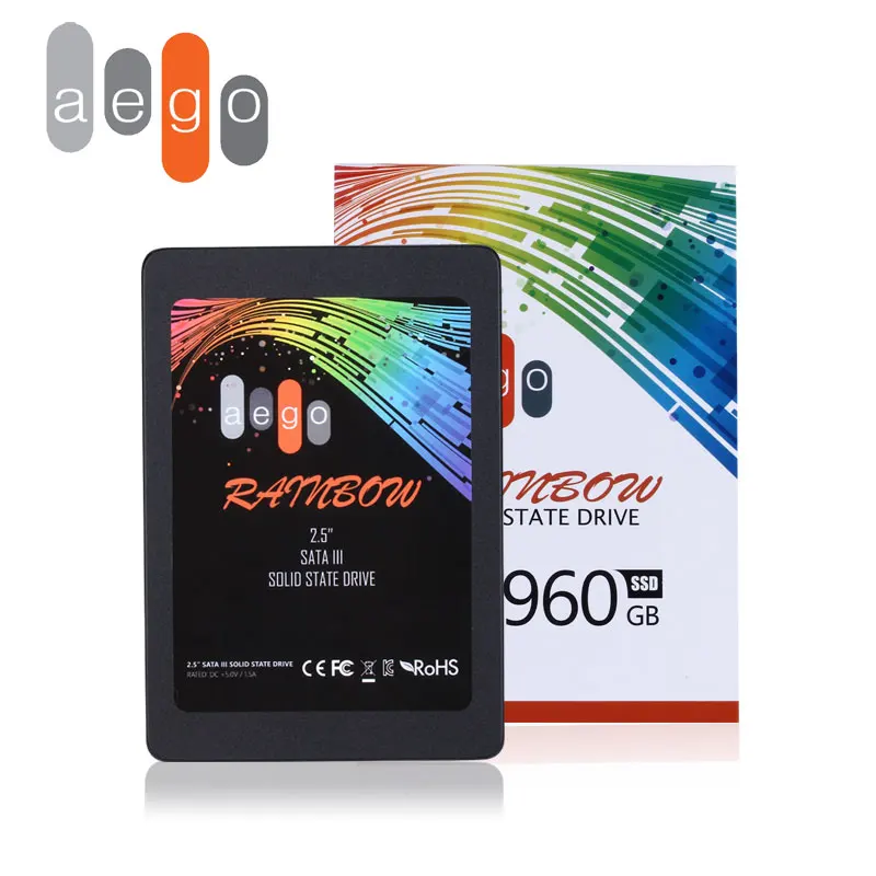 AEGO 480 ГБ SSD 2,5 дюйма твердотельный накопитель внутренний SSD жесткий диск SATA 3 SSD 480 ГБ для компьютера/ноутбука/настольного компьютера/игры(480