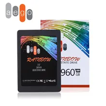 AEGO внутренний 960 ГБ SSD 2,5 SATA III PC SSD 3D NAND 2,5 дюймов SSD 6 ГБ/сек. 2," /7 мм твердотельный накопитель для ноутбука(960 ГБ SSD накопитель